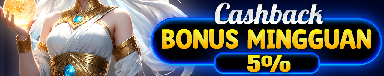 BONUS CASHBACK 5%